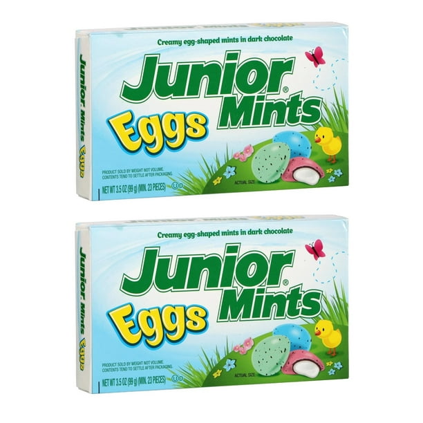 CGT Easter Junior Mints Eggs Candy Theater Box Creamy EggShaped Mints in Dark Chocolate