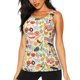 thumbnail image 1 of Balery Farm Camiseta sin mangas estampada ligera para mujer, tops de entrenamiento sin mangas, camisetas de yoga transpirables de secado rápido.-Medium, 1 of 7