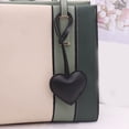thumbnail image 3 of Leather Heart Bracelet Minimalist Bag Charm Keychain Fashion Jewelry Accessory for Women Men Couple, 3 of 7