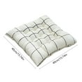 thumbnail image 3 of JingChun 16 Inch Square Floor Pillow Cotten Floor Cushion Soft Square Seat Cushions for Yoga Tatami Living Room Sitting, 3 of 8