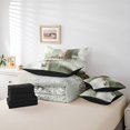 thumbnail image 4 of YST Abstract Oil Painting Comforter Set, 7-Piece, Aesthetic Ombre, Twin, 4 of 4