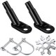 thumbnail image 1 of BRILLAR Juego de acopladores para remolque de bicicleta, adaptador de enganche de conector de acero con multiherramienta de copo de nieve, 1 of 5