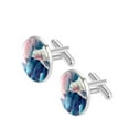thumbnail image 2 of Polar Bear Stylish Stainless Steel Men's Cufflinks for Shirts and Suits - for Formal Occasions, 2 of 6