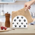 thumbnail image 2 of Yayeee Napkin Holder for Table Kitchen Paper Tissue Organization, Black Cartoon Cat Paw, 2 of 8