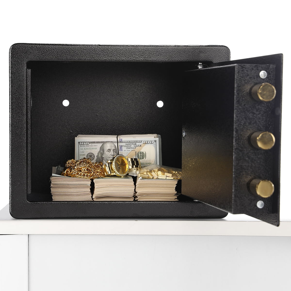 ZLHSAFE 2.5 Cuft Safe Box for Home, Electronic Safe with Fireproof Bag, Safe with Digital Keypad & Adjustable Shelf(Black)