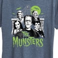 thumbnail image 3 of The Munsters - Pmun-0009 Munsters Family Collage- Women's Short Sleeve Graphic Tee, 3 of 5