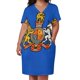 thumbnail image 3 of BRITISH ROYAL COAT OF ARMS Loose Pocket Dress summer women's suit Summer dresses for women woman dress, 3 of 7