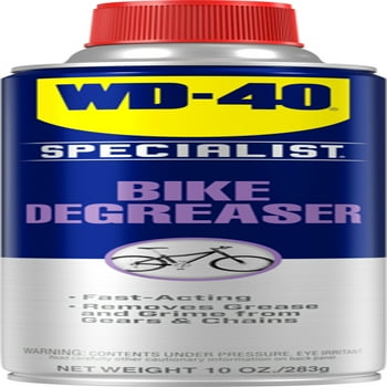 WD-40 Spet Bike Degreaser, 10 oz. with foaming action to remove grease