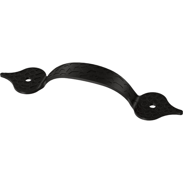 Tiradores para gabinete Franklin Brass negro mate, distancia entre orificios de 9 cm