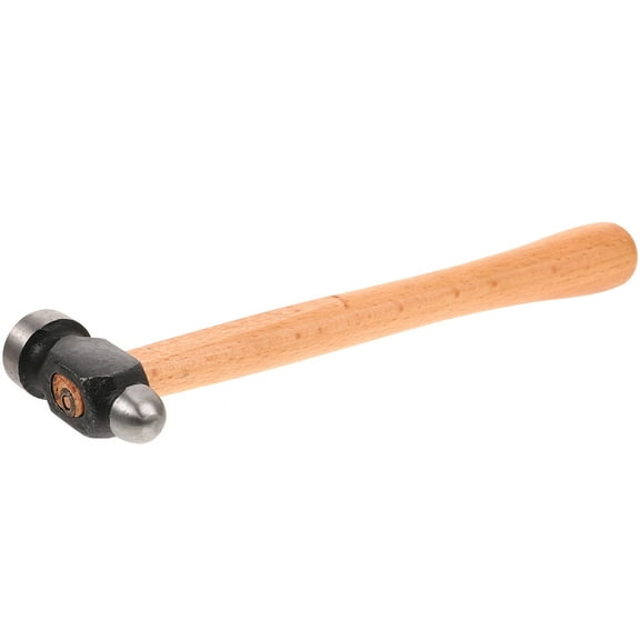 Raindrops Khaki Wooden Handle Installation Hammer Lightweight Round Head Mallet for Home Woodworking Tools 16 oz