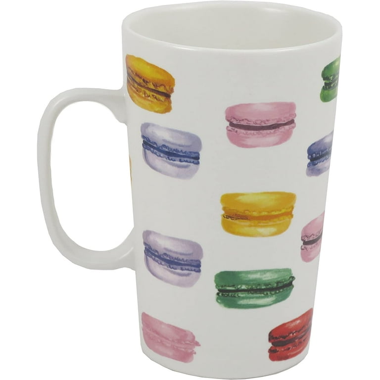 Starbucks 2015 Rainbow Macarons Mug With Gift Box, 16 fl oz
