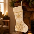 thumbnail image 4 of Christmas Stockings, Classic Holiday Xmas Stocking with Hanging Loop, Gift Bag for Fireplace Mantel, Tree and Family Holiday Decor, 4 of 7