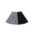 thumbnail image 5 of Women High Waist A Line Mini Skirts Harajuku Goth Short Skirts Pleated Lace Trim Ruffle Mesh Skirt, 5 of 9