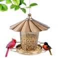 thumbnail image 1 of Comedero para pájaros LBTING, con forma de pétalos de flores, metal a prueba de ardillas, 1 of 6
