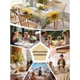 thumbnail image 5 of Sunflower Table Cloth, Vintage Summer Bee Botanical Farmhouse Waterproof Tablecloth for Rectangle Tables, Reusable Washable Fabric Table Cover for Restaurant Kitchen Dining Tables 54"x108", 5 of 6