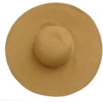 thumbnail image 3 of PIKADINGNIS Women Floppy Derby Hat Wide Large Brim Beach Straw Sun Cap, 3 of 4