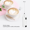 thumbnail image 4 of Mousseur à lait électrique portatif pour café, latte, œufs, boissons (argent), 4 of 4