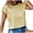 Yellow, variant on Black S WIZUTIZ T Shirts for Women up to 65% Off Retro Breathable Pure Colour Fashion Tshirt Crew Neck Cozy Style Ladies T-shirt Linen Short Sleeve Shirts Sports Fluffy Blouse Plus Size Solid Tee Top