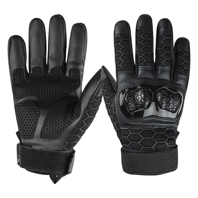 Feltree Motorcycle Riding Gloves Outdoor Hunting Touchscreen Gloves Non-Slip Unisex Cycling Gloves Full Finger Glove for Road Racing Motorcycle Motocross