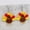 #B, variant on NEW Acrylic Turkey Thanksgiving Earrings Round Druzy Fall Holiday Jewelry Gifts