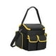 thumbnail image 2 of Bolsa de herramientas con múltiples bolsillos, organizador de herramientas multiusos con divisor desmontable, bolso de mano para carpintero y, 2 of 9