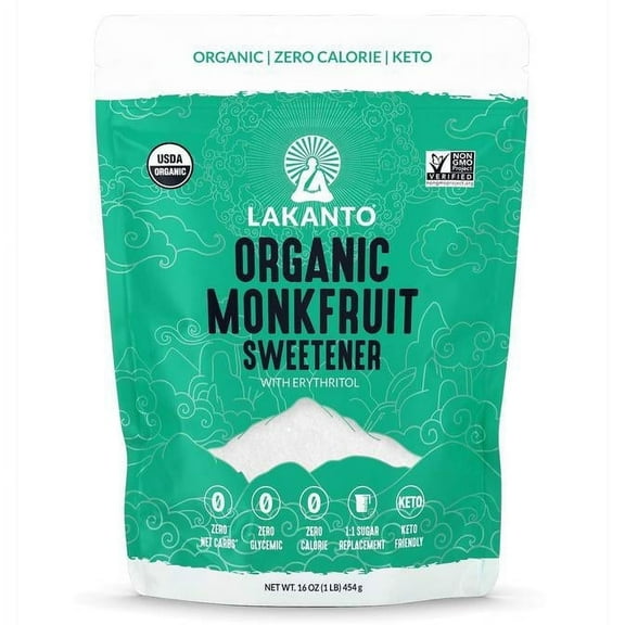 Lakanto Organic Monkfruit Sweetener 16 oz