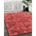 thumbnail image 3 of Ahgly Company Machine Washable Indoor Rectangle Transitional Red Area Rugs, 3' x 5', 3 of 7