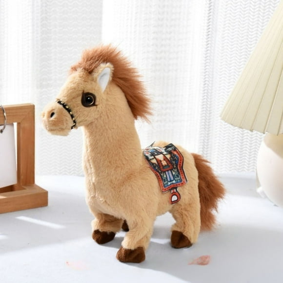 Toy Horse Interactive Walking Sound Wagging Tail for Kids Indoor Outdoor Entertainment and Joyful