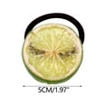 thumbnail image 6 of YOFOKO Pack of 3 Lemon Hair Clips, Creative Round Elastic Hair Bundle For Girls, Cute Hair Accessories, Cheerful Lemon Design, Ideal for Everyday Use and Special Occasions, 6 of 6