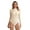 Nude, variant on Women's Solid Gymnastic Leotard Long Sleeve Bodysuit Tops for Exercise Acrobatics Dance White S
