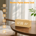 thumbnail image 2 of Reloj Despertador Digital Led Con 3 Alarma Y Termómetro Xtellar cafe, 2 of 3