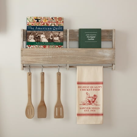 

Sawyer Mill Red Chicken Muslin Unbleached Natural Tea Towel 19x28