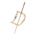 thumbnail image 2 of Hoop And Pin Barrette Vintage Geometric Hair Circle And Sticks Hair Accessory Metal Arc Hair Edit Hoop Clips,Gold Polyester Hair Clip, 2 of 8
