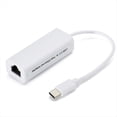thumbnail image 1 of Tarjeta de Red USB Tipo C una Rj45 100M Convertidor de Tarjeta de Red Sin Controlador Adaptador de Cable de Red Adaptador Ethernet A, 1 of 6