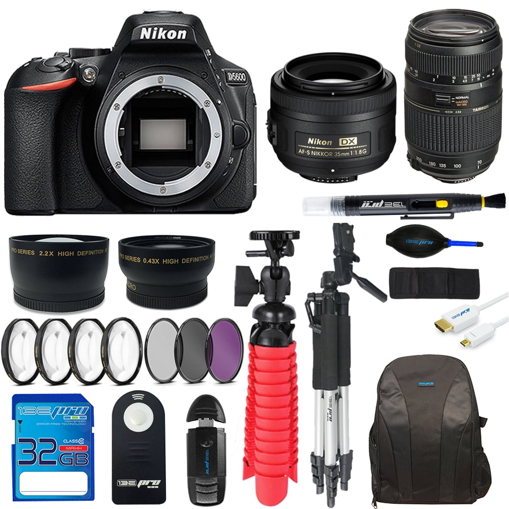 Nikon D5600 DSLR Camera + Nikon AFS DX NIKKOR 35mm f/1.8G Lens