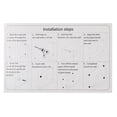 Pen + Gear Glass Dry Erase Board, 23” x 35”, White