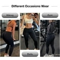 thumbnail image 7 of Scrunch Butt Lifting Leggings for Women Impact Gym Seamless Workout Leggings Mid Low Waist Tummy Control Booty Lifting Yoga Pants, 7 of 7