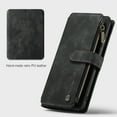 thumbnail image 6 of for Samsung Galaxy A53 5G Case Wallet for Women and Men, Samsung Galaxy A53 5G Case, PU Leather Magnetic Flip Strap Wristlet Zipper Card Holder Wallet Business Phone Cover for A53 5G, Black, 6 of 6