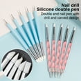 thumbnail image 6 of Soumake 5Pcs Silicone Clay Sculpting Tool Modeling Dotting Pottery Craft for DIY Handicraft Nail Art Cake Decoration, 6 of 8