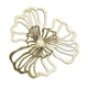 thumbnail image 2 of Decoración de pared de metal, flor decorativa de pared, estilo moderno, adorno floral de pared Dorado Grande, 2 of 9