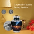 thumbnail image 5 of MUKTIVE Campfire Urn for Cremation - Urns for Human Ashes Adult Woman - Memorial Ashes Urn for Adults Men - 10 Inch Large Urns for Grandpa, 5 of 7