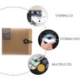 thumbnail image 4 of Miangastore CD Storage Case 12 Capacity CD Media Collection Bag Case Booklet Holder Album Organizer, 4 of 8