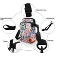 thumbnail image 5 of HELLHERO Leakproof Women Crossbody Bag Women Heart Pattern Polyester Outdoor Travel 4.33x1.97x7.09 2 Layers, 5 of 7