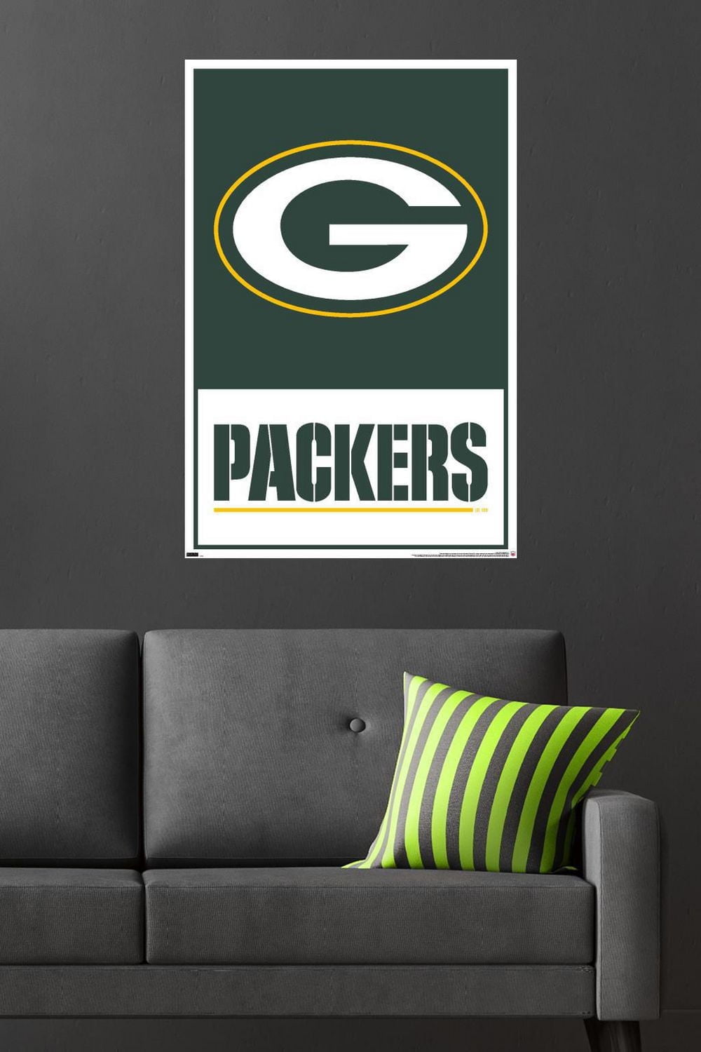 NFL Green Bay Packers - Logo 21 Wall Poster, 22.375" x 34"