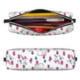 thumbnail image 2 of Fotbe Rabbit Eating Pattern Leather Pencil Case, Pencil Pouch with Durable Zipper, Compact and Stylish Organizer for Stationery, Art Supplies, Travel Essentials, 2 of 7