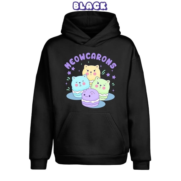Meowcaroons2 Pullover Urban Hoodie
