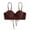 ZA Red, variant on Strappy Seashell Bikini Top Swim Tops Push Up Bathing Suit Tops For Women With Underwire Swimsuit Tops