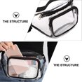 thumbnail image 7 of BESTYASH 1Pc Outdoor Sports Waterproof Waist Bag Black with Adjustable Shoulder Strap, 7 of 7