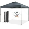 thumbnail image 1 of Costway Patio 10x10ft Outdoor Instant Pop-up Canopy Folding Tent Sun Shelter UV50+ Gray, 1 of 10