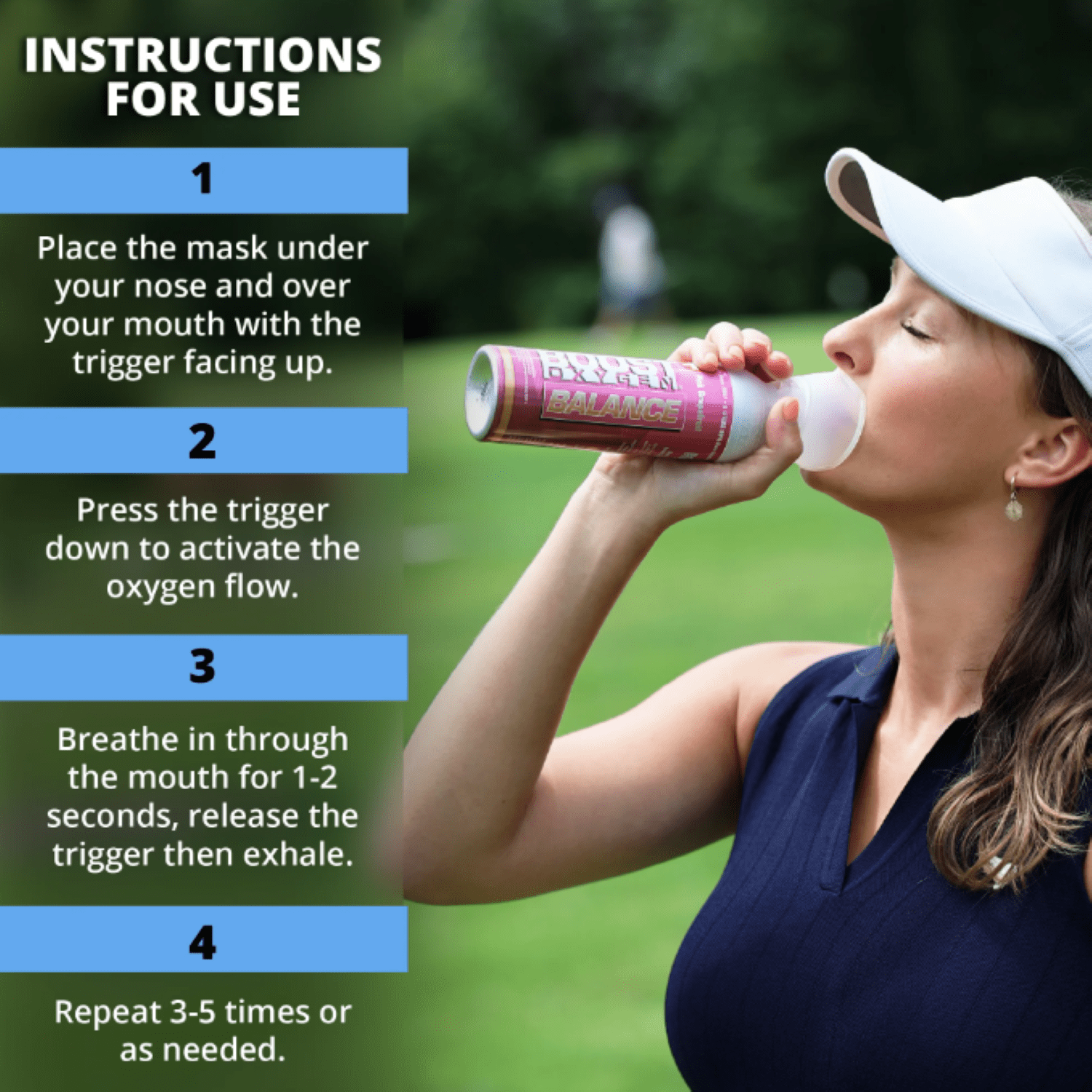Boost Oxygen Portable Canned Oxygen, Natural Health Support Oxygen, 5L